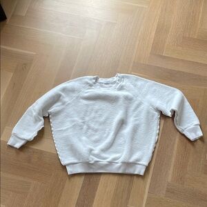 Perfectwhitetee ziggy shrunken reverse fleece sweatshirt size small